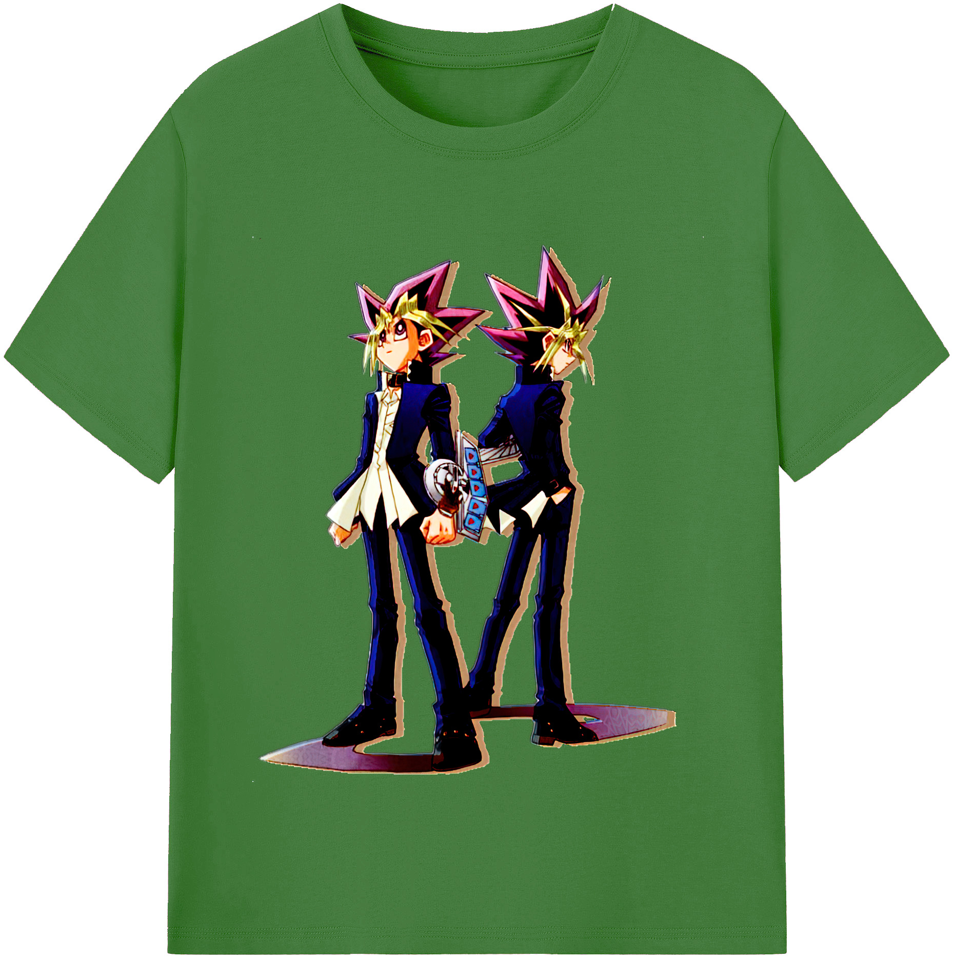 （画像用） 遊☆戯☆王 Yu-Gi-Oh! レディースカジュアルプリントTシャツ（綿100％）